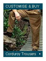 Corduroy Trousers in over 50 colours