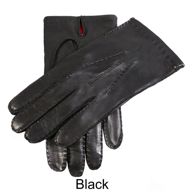 Mens Silk Lined Leather Glove, Gloves Alexanders of London
