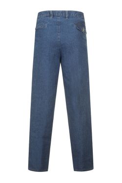 Mens Single Pleated Denim Chino (A016) #4
