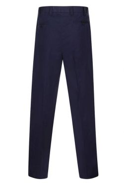 Mens Linen Trousers Navy (5042) #2