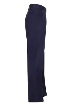 Mens Linen Trousers Navy (5042) #3