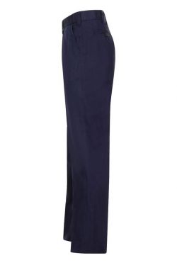 Mens Linen Trousers Navy (5042) #4