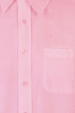 Short Sleeve Shirt Linen  Pink #3