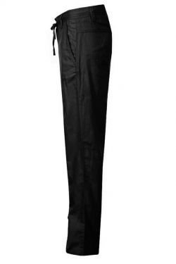 Trousers Linen Drawstring Black Summer Special #3