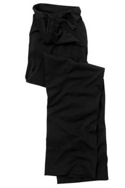 Alexanders of London Plain Pyjama Lounge wear Bottoms Pants Trousers Black Size S to XXXL Waist 30 to 47