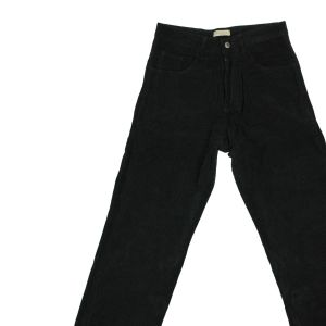 Mens Corduroy Jeans 8 wale Black #2