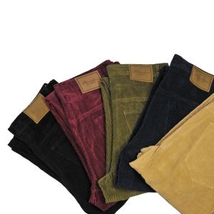 Mens Corduroy Jeans 8 wale Black #4